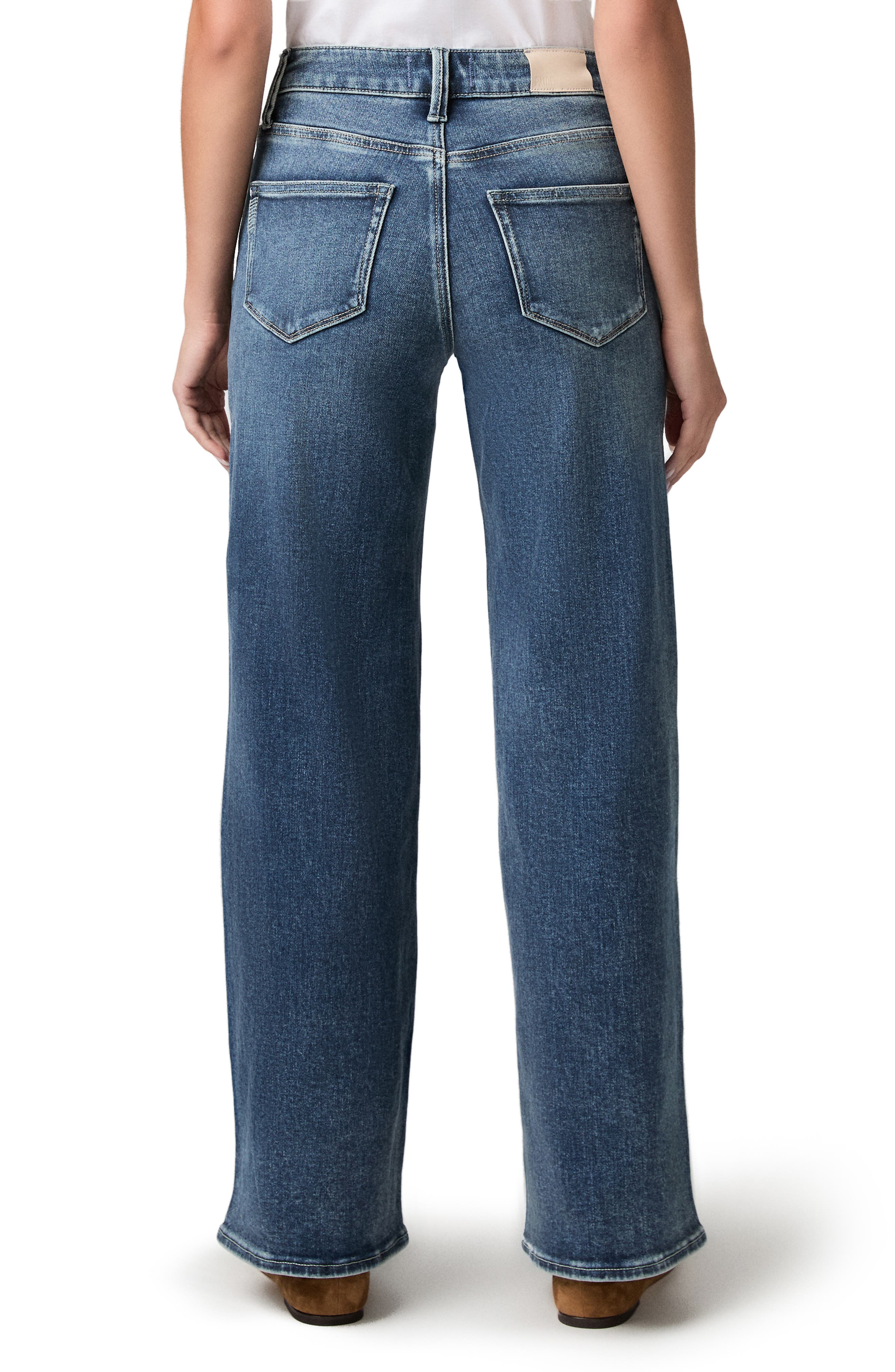 PAIGE Anessa High Waist Wide Leg Jeans (Women) | Nordstrom