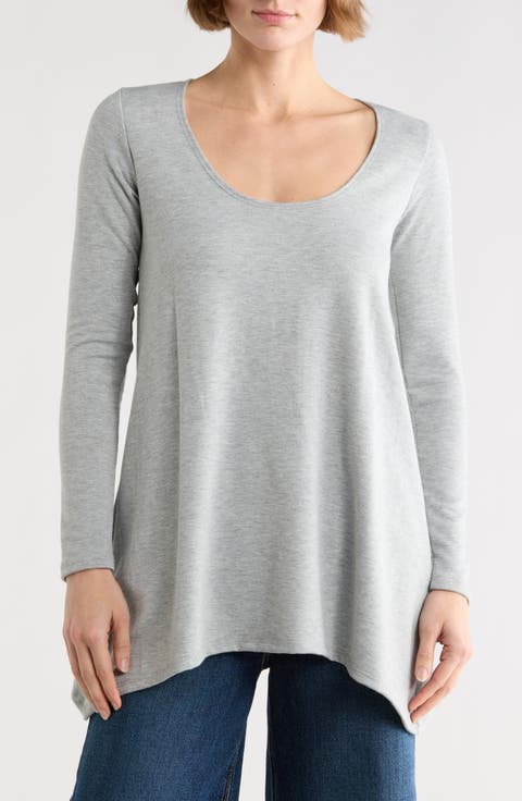 Asymmetric Tunic Sweater
