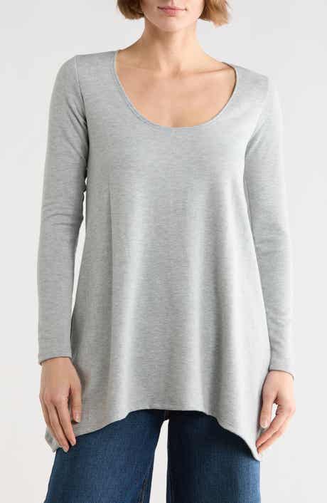 GO COUTURE Asymmetric Tunic Sweater