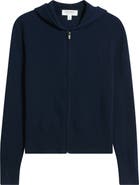 Nordstrom Cashmere Zip Hoodie Sweater