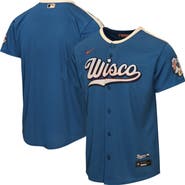 Nike Youth Nike Mineral Blue Milwaukee Brewers 2026 City Connect Stadium Jersey
