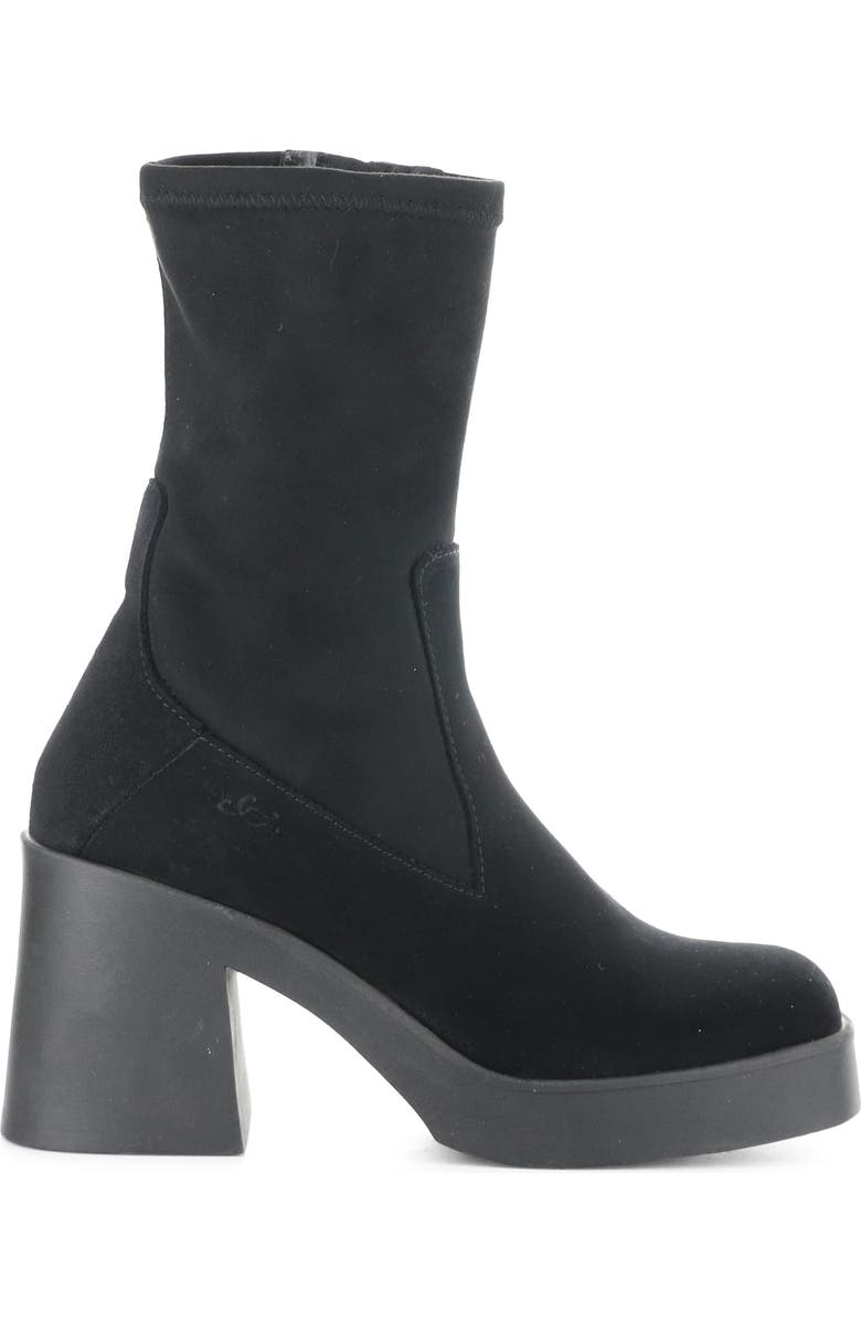 Bos. & Co. Vivica Bootie, Alternate, color, Black Suede/ Top