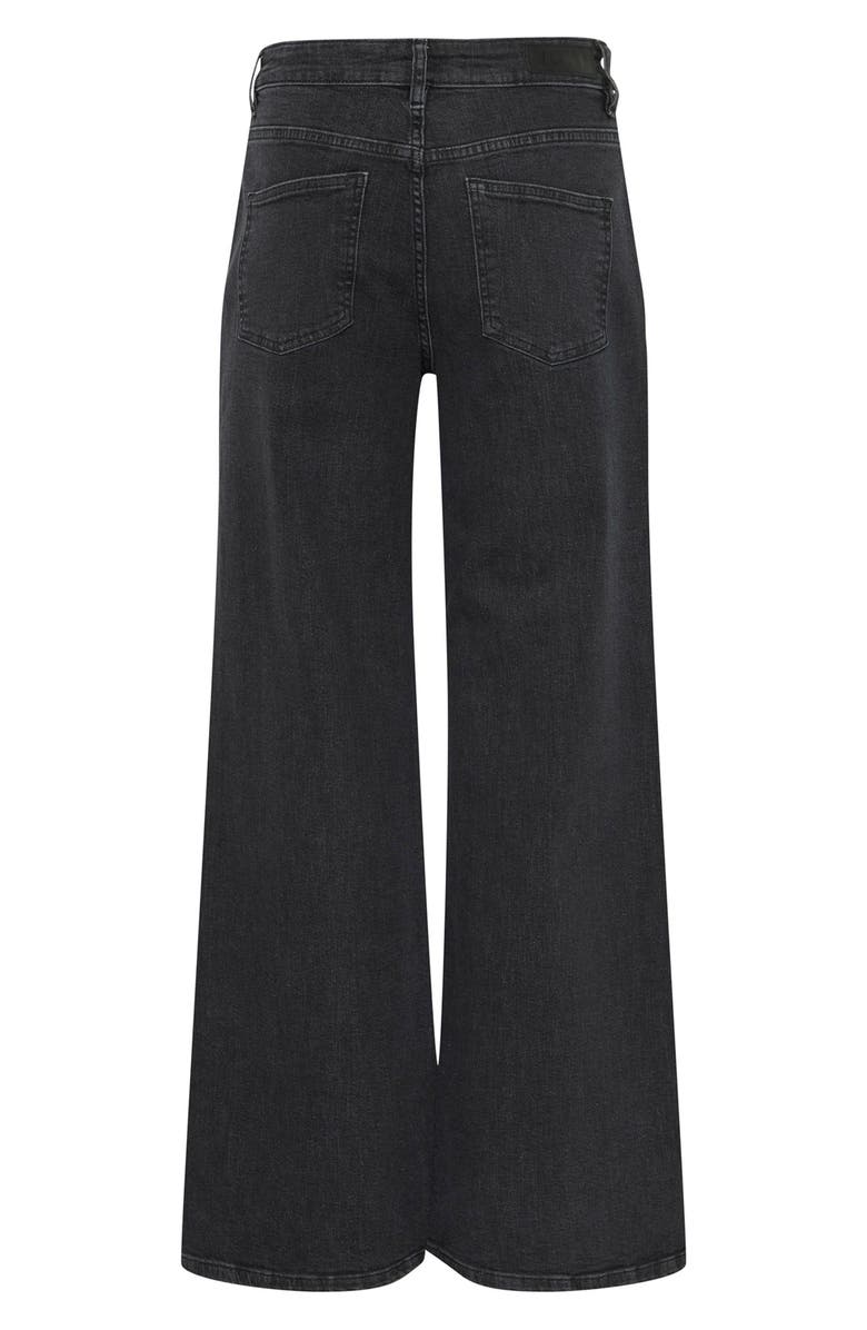 ICHI Studded Wide Leg Jeans, Alternate, color, 