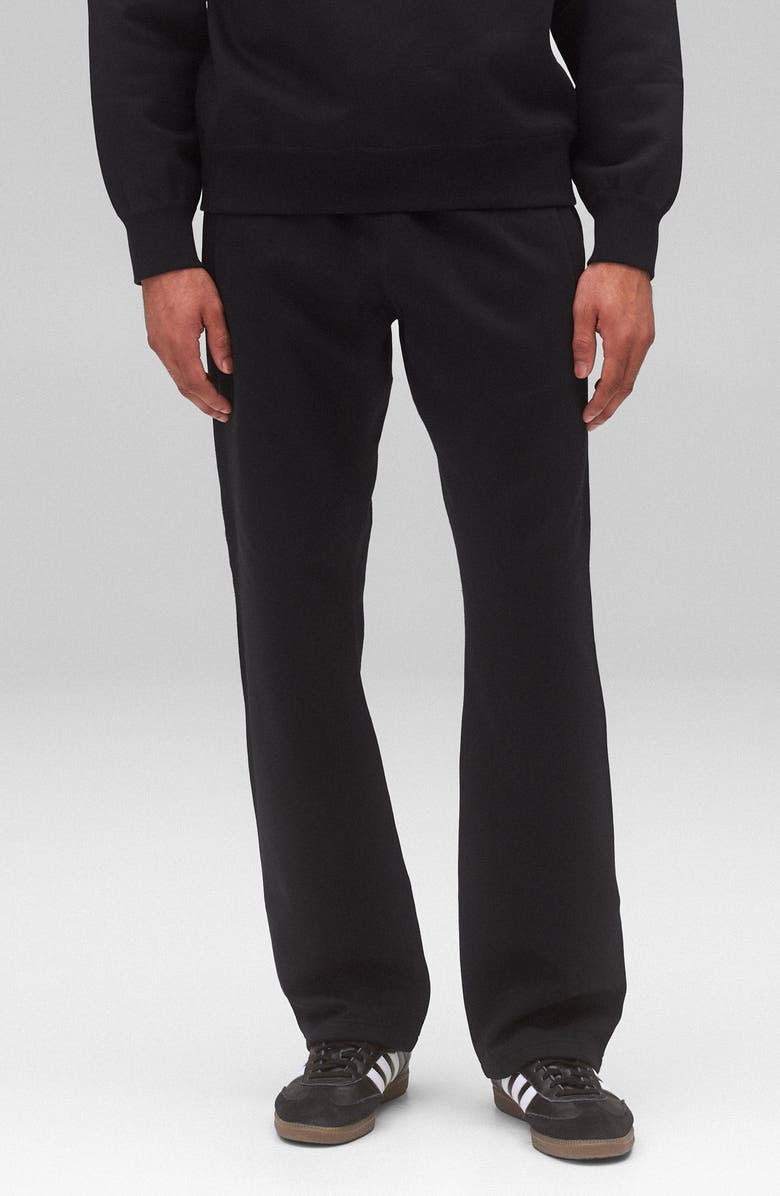 Reigning Champ Straight Leg Midweight Cotton Fleece Drawstring Pants, Main, color, 