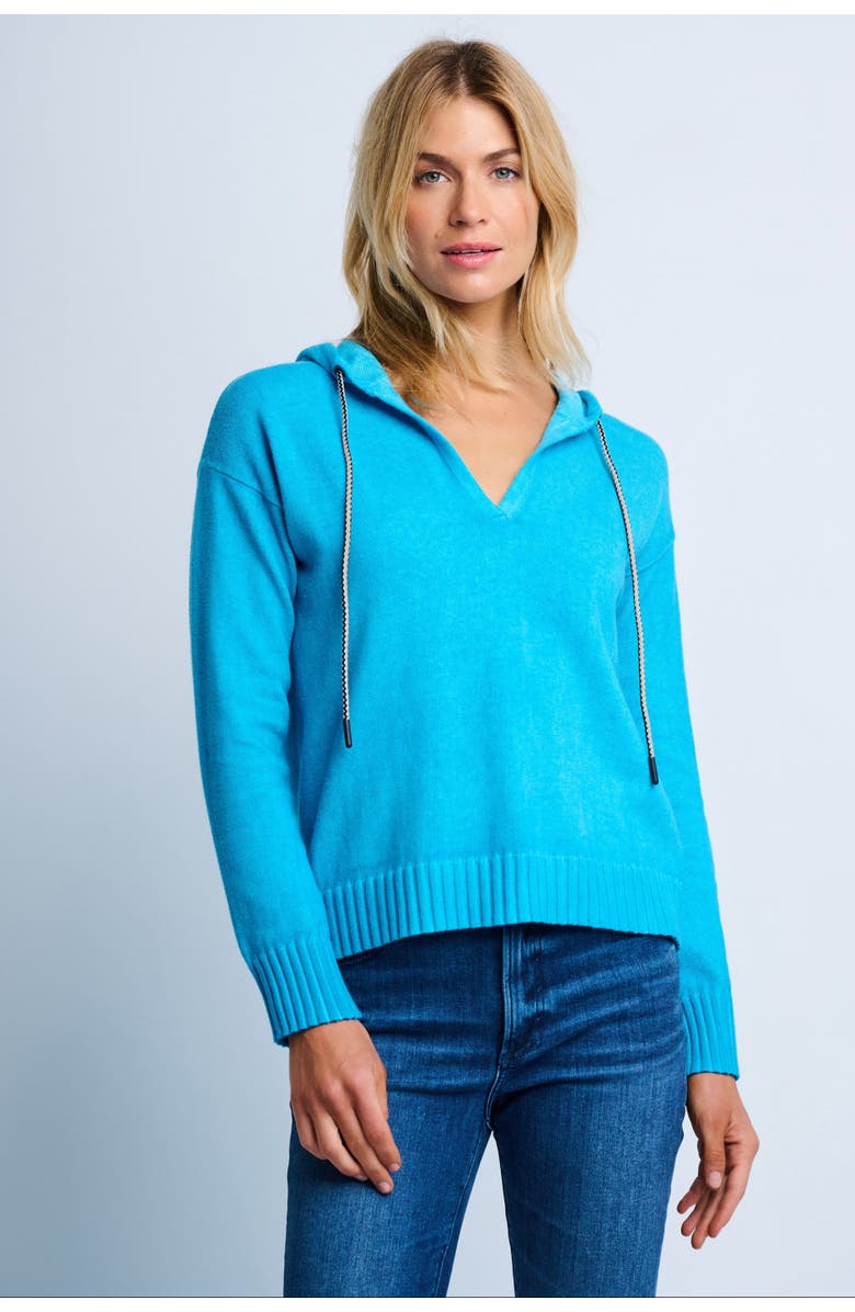 Lisa Todd Neon Lights Cotton Knit Hoodie, Main, color, 