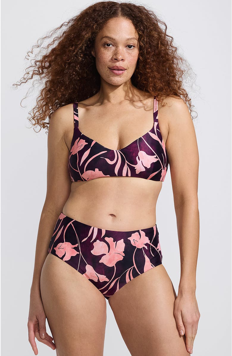 Lands' End Andie x   Tugless Molki Bikini Top, Main, color, 