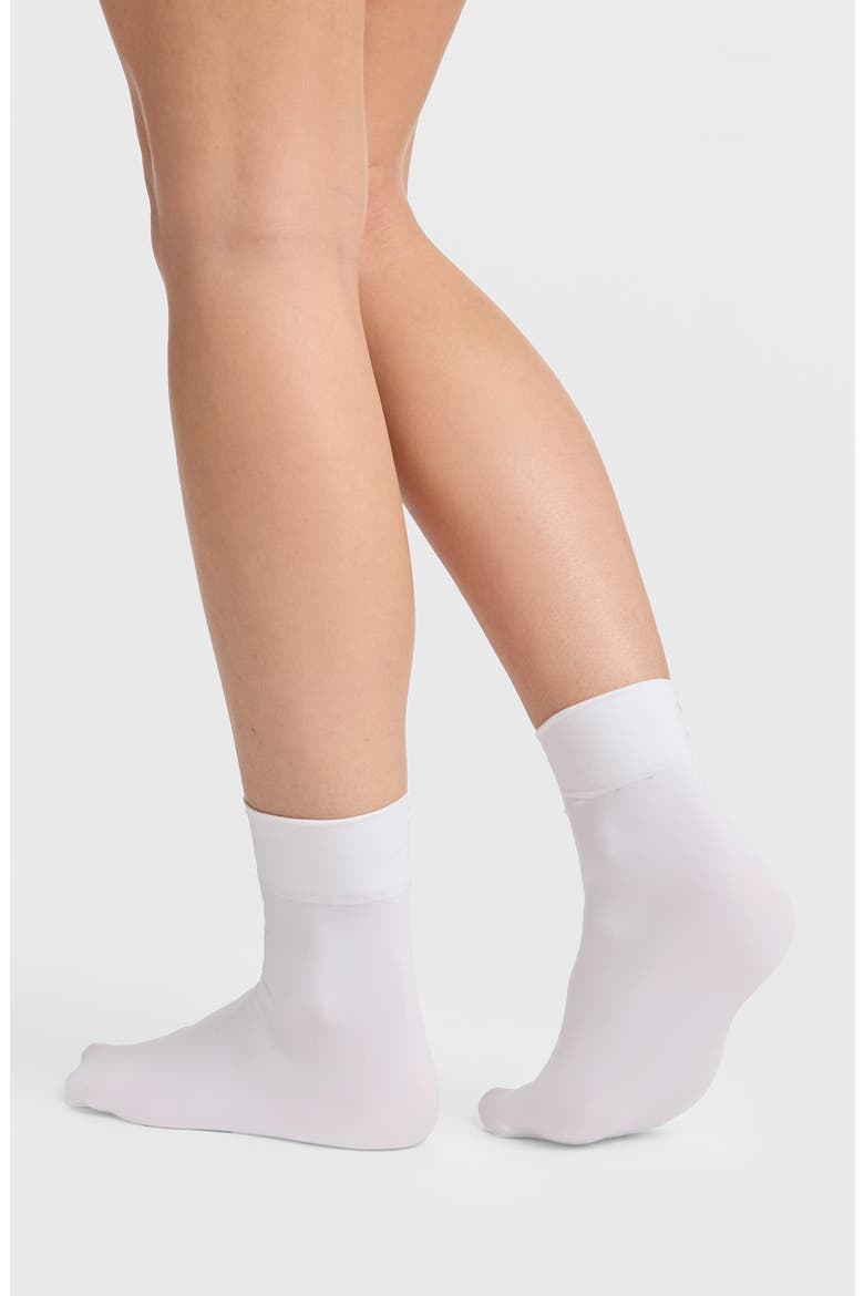 Ultimate Assorted 3-Pack Opaque Quarter Socks, Alternate, color, BLACK/ IVORY/ WHITE