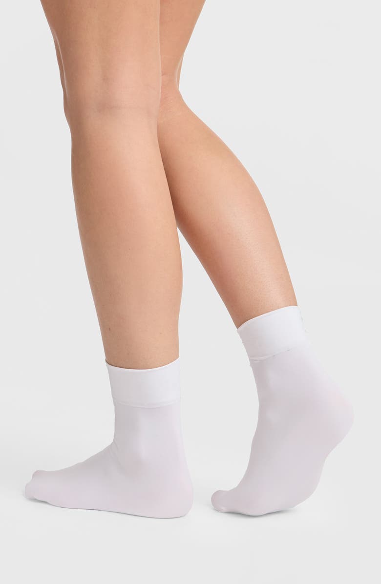 Commando Ultimate Assorted 3-Pack Opaque Quarter Socks, Alternate, color, Black/ Ivory/ White