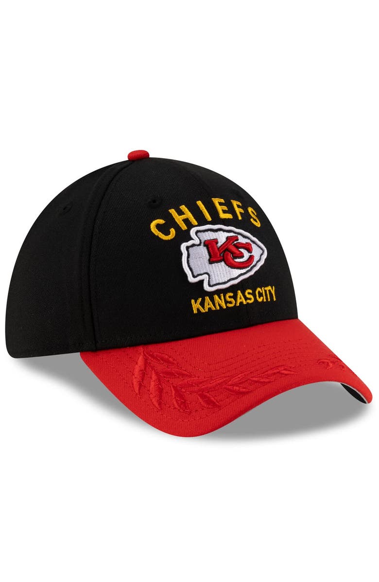 New Era Men's New Era Black/Red Kansas City Chiefs 2025 NFL Draft 39THIRTY Flex Hat, Alternate, color, Black