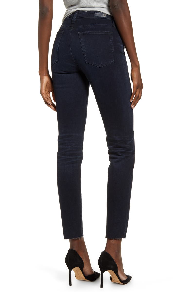 AG The Isabelle High Waist Ankle Straight Leg Jeans, Alternate, color, 