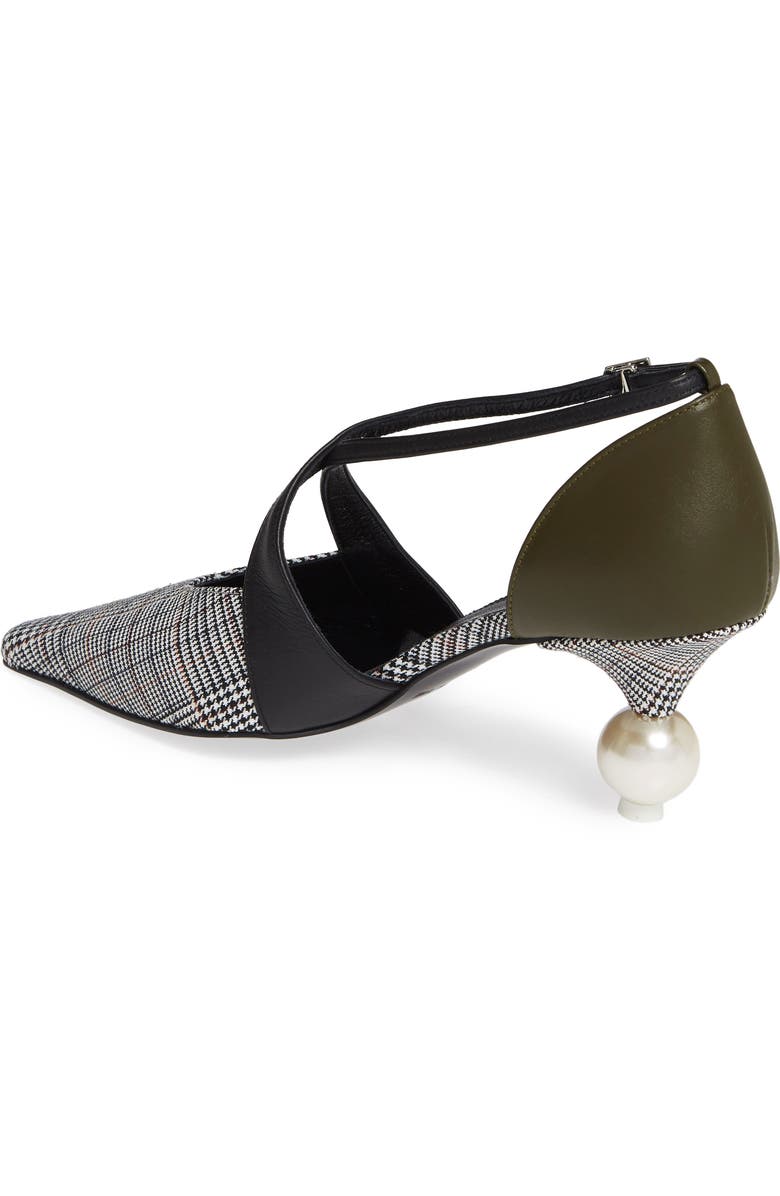 YUUL YIE Faux Fur Statement Heel Pump, Alternate, color,