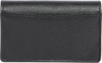 katy textured leather bifold wallet
