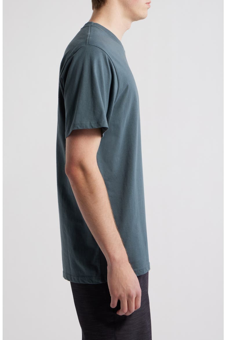 Hazed & Tubed Cotton Graphic T-Shirt, Alternate, color, PINE NIGHT