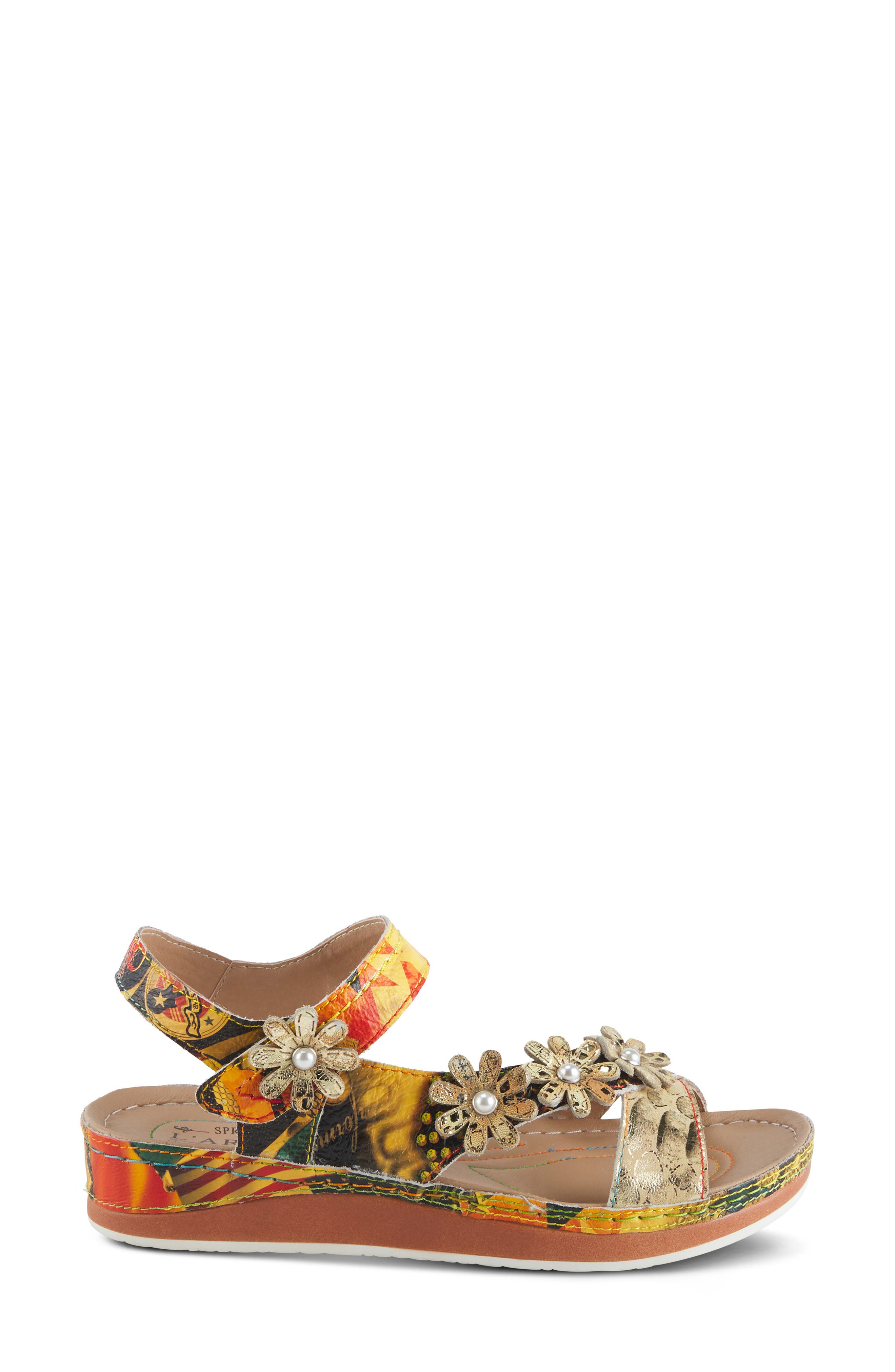 L'Artiste by Spring Step Charleen Wedge Sandal, Alternate, color, 