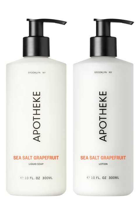 Sea Salt Grapefruit Liquid Soap Set