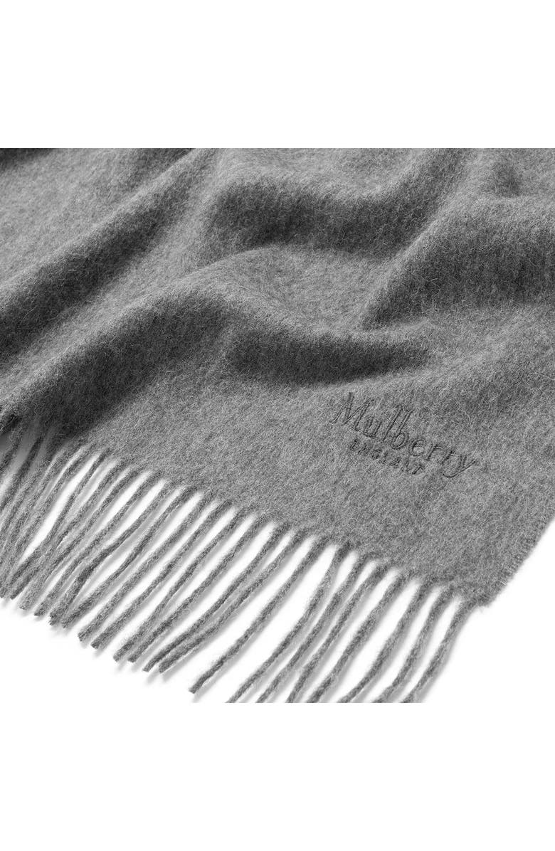 Mulberry Solid Wool Scarf, Alternate, color,
