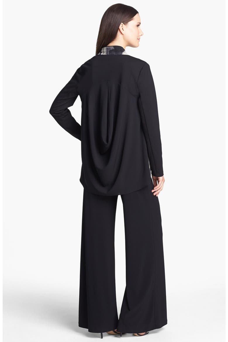 Wide Leg Knit Pants, Alternate, color, BLACK