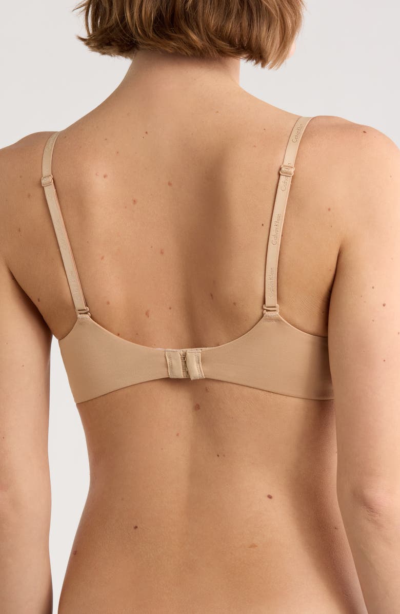 Calvin Klein Convertible Strap Lightly Lined Demi Bra, Alternate, color, Bare
