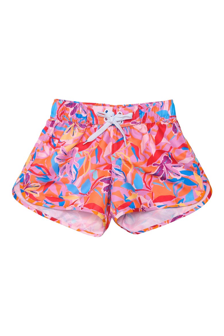 Kids' Blooming Sunset Two-Piece Swimsuit, Main, color, MULTI