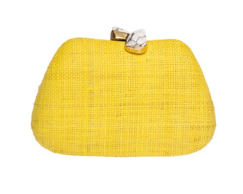 Rafé New York Rafe New York Tamu Bean Clutch In Yellow