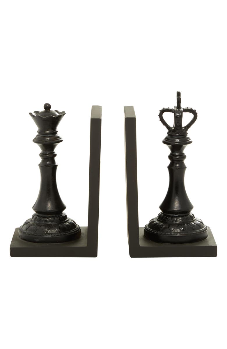 SONOMA SAGE HOME Chess Bookends, Main, color, Black