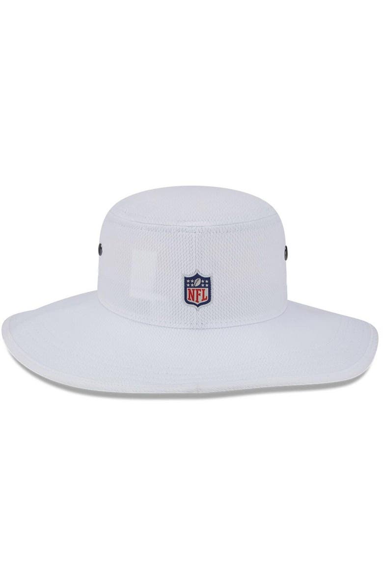 New Era Men's New Era White Carolina Panthers 2023 NFL Training Camp Panama Bucket Hat, Alternate, color, White