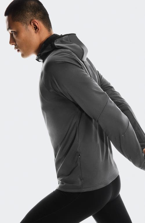 On Climate Zip Hoodie In Gray