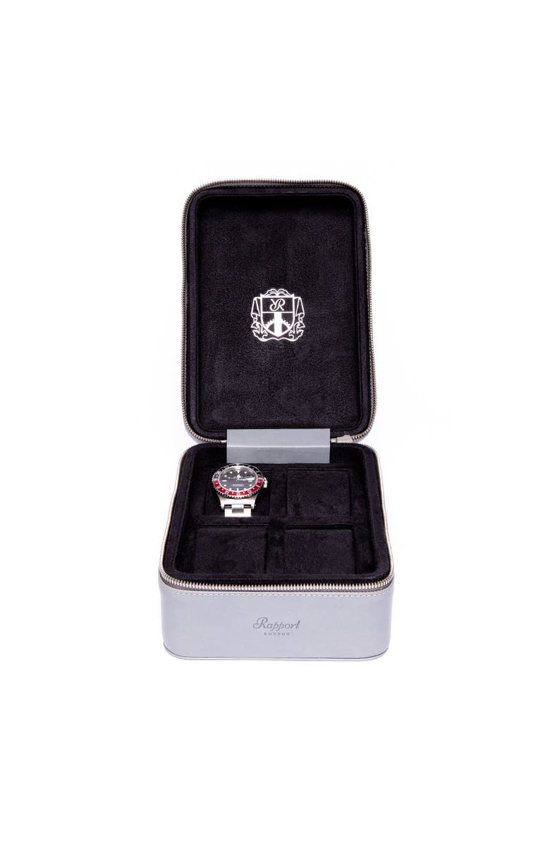 Rapport London HYDE PARK FOUR ZIP CASE, Main, color, Grey