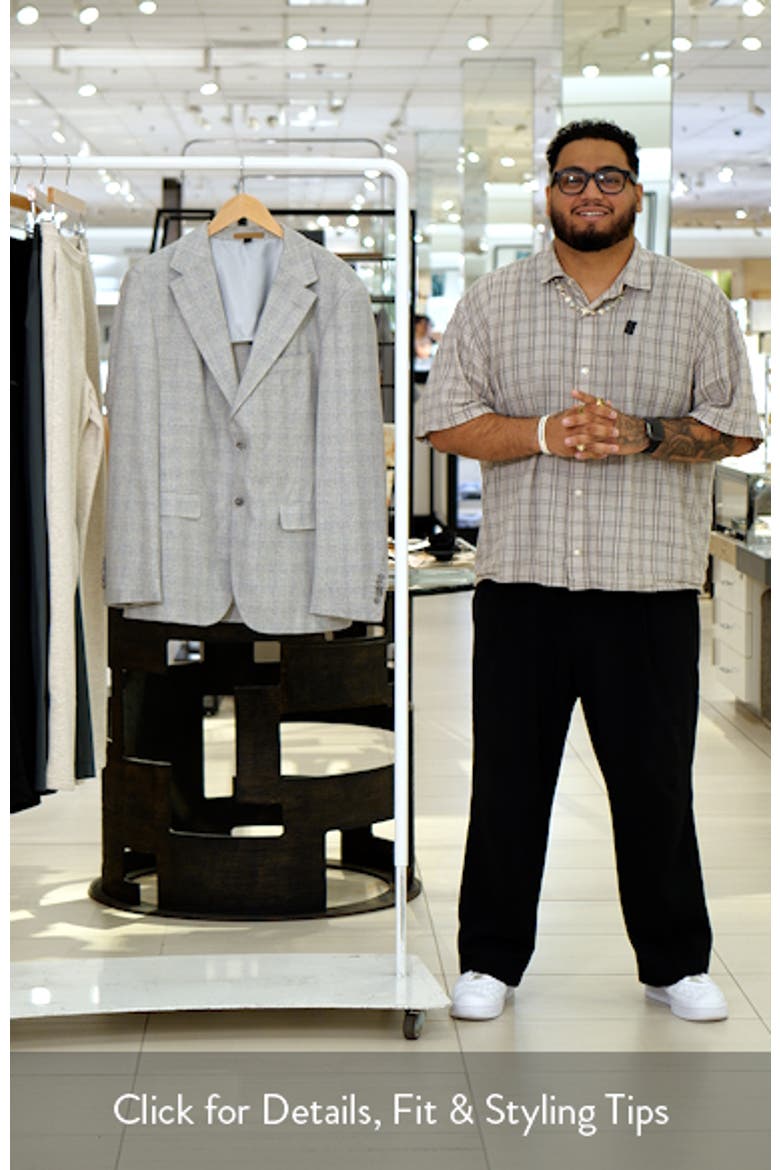 Jeff Regular Fit Grey Mélange Silk & Wool Sport Coat video