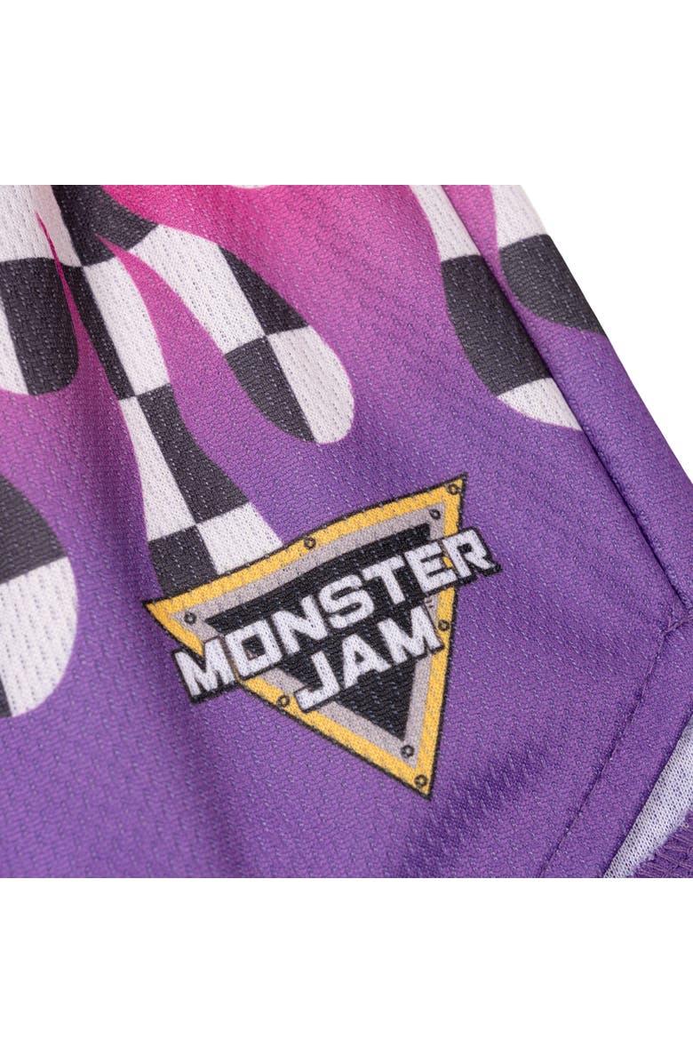 Monster Jam Sparkle Smash Athletic 2-Piece Tank Top and Shorts Set, Alternate, color, Grey Sparkle Smash