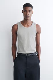 COS Slim Ribbed Cotton Tank Top