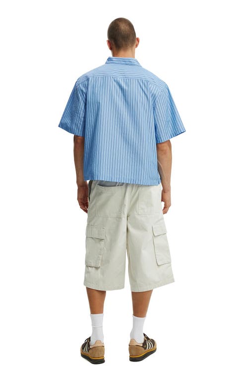 Shop Cotton On Super Baggy Cargo Short In Stone