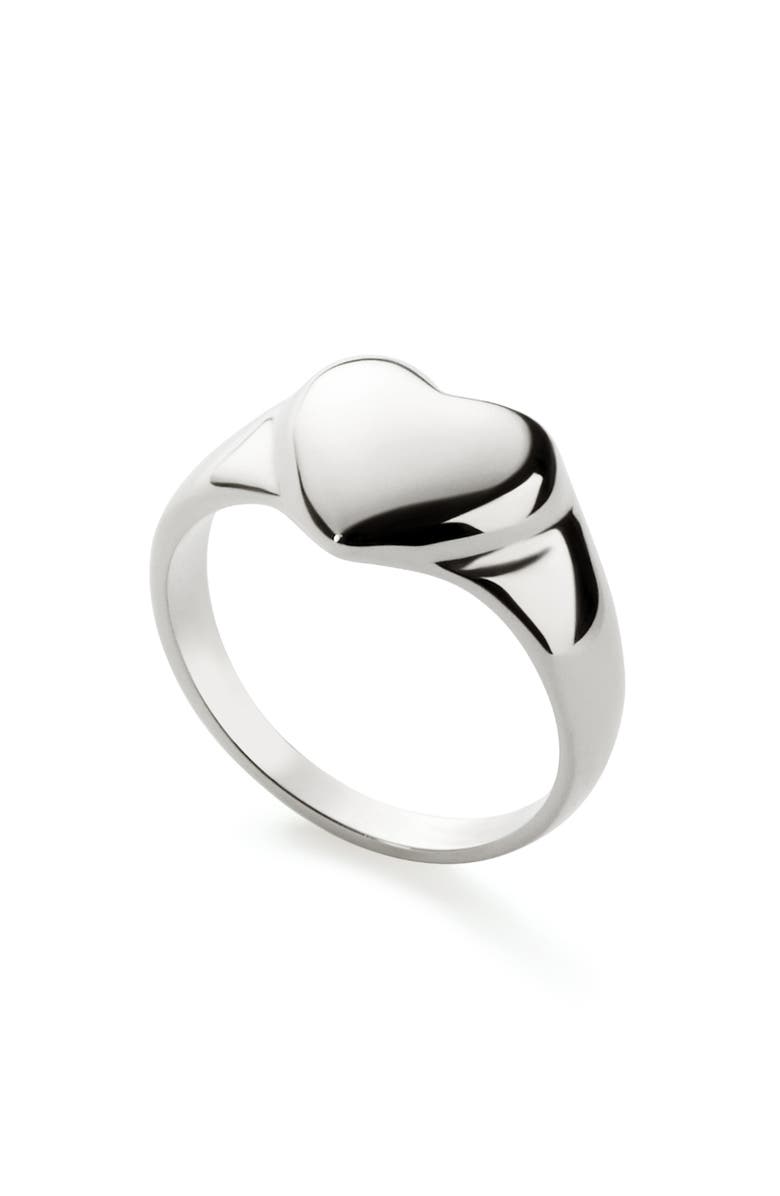 Ana Luisa Heart Ring - Isla Silver, Main, color, Silver