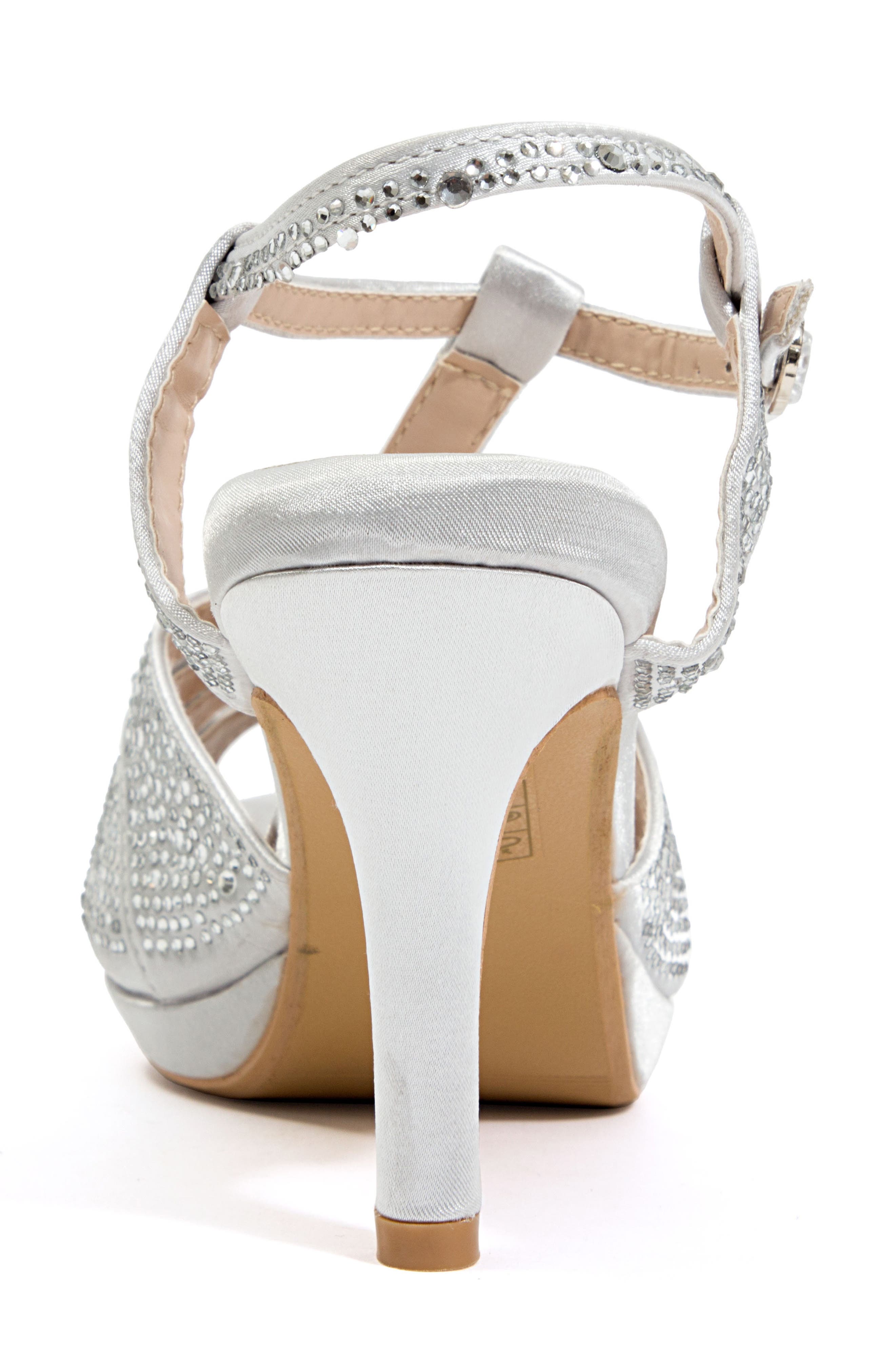 Midnight Rhinestone Sandal, Alternate, color, SILVER