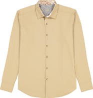 Robert Graham Odyssey Classic Fit Long Sleeve Stretch Cotton Button-Up Shirt