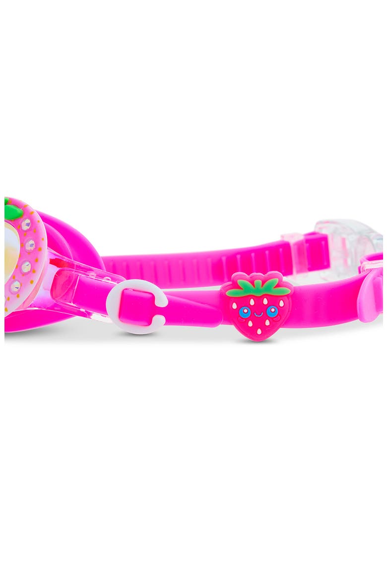 Kids' Strawberry Swim Goggles, Alternate, color, PINK