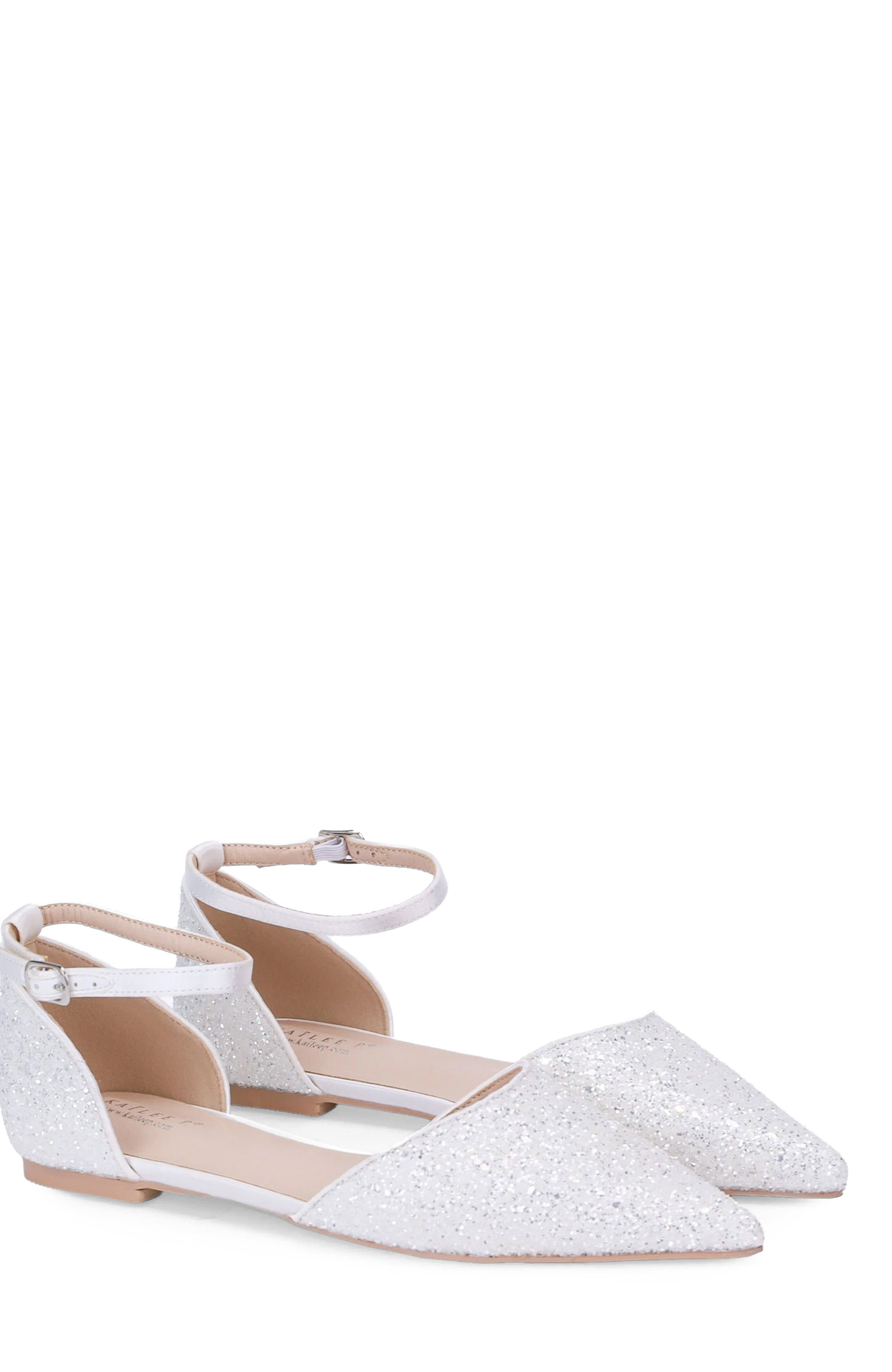 Freeman Satin Mary Jane Flats, Alternate, color, Ivory