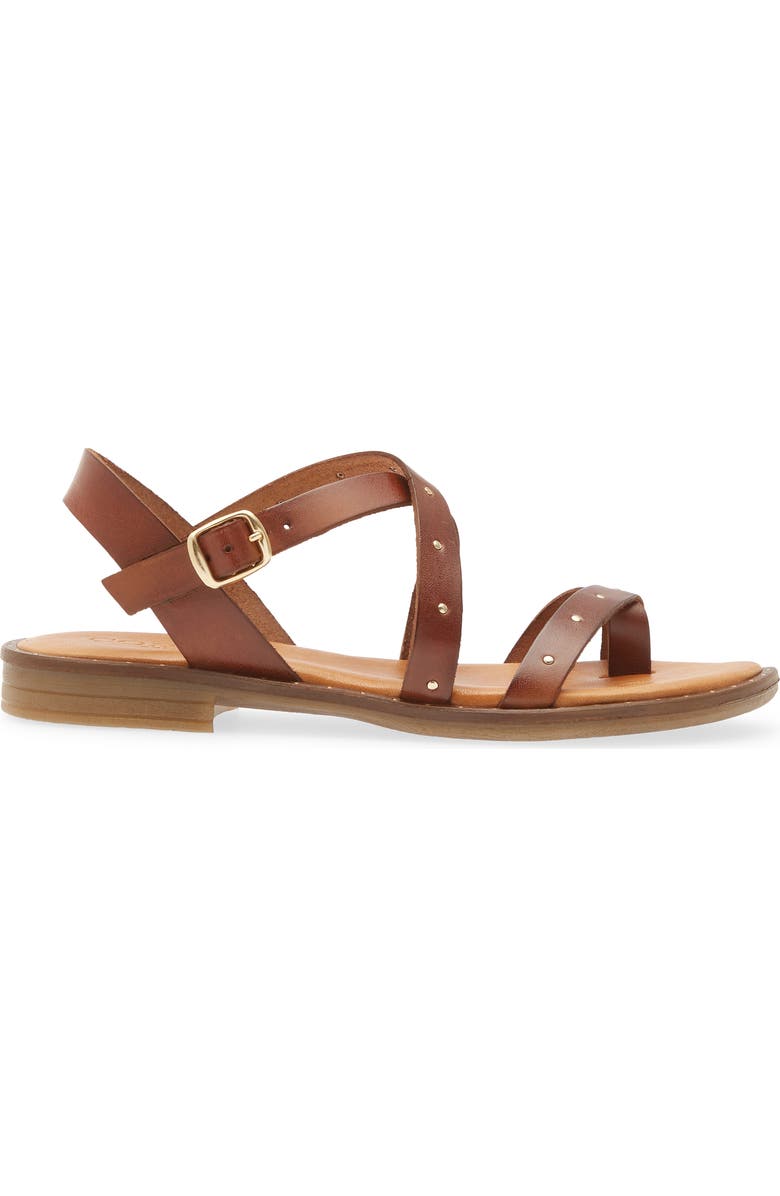 Cordani Florine Strappy Sandal, Alternate, color, Cognac Leather