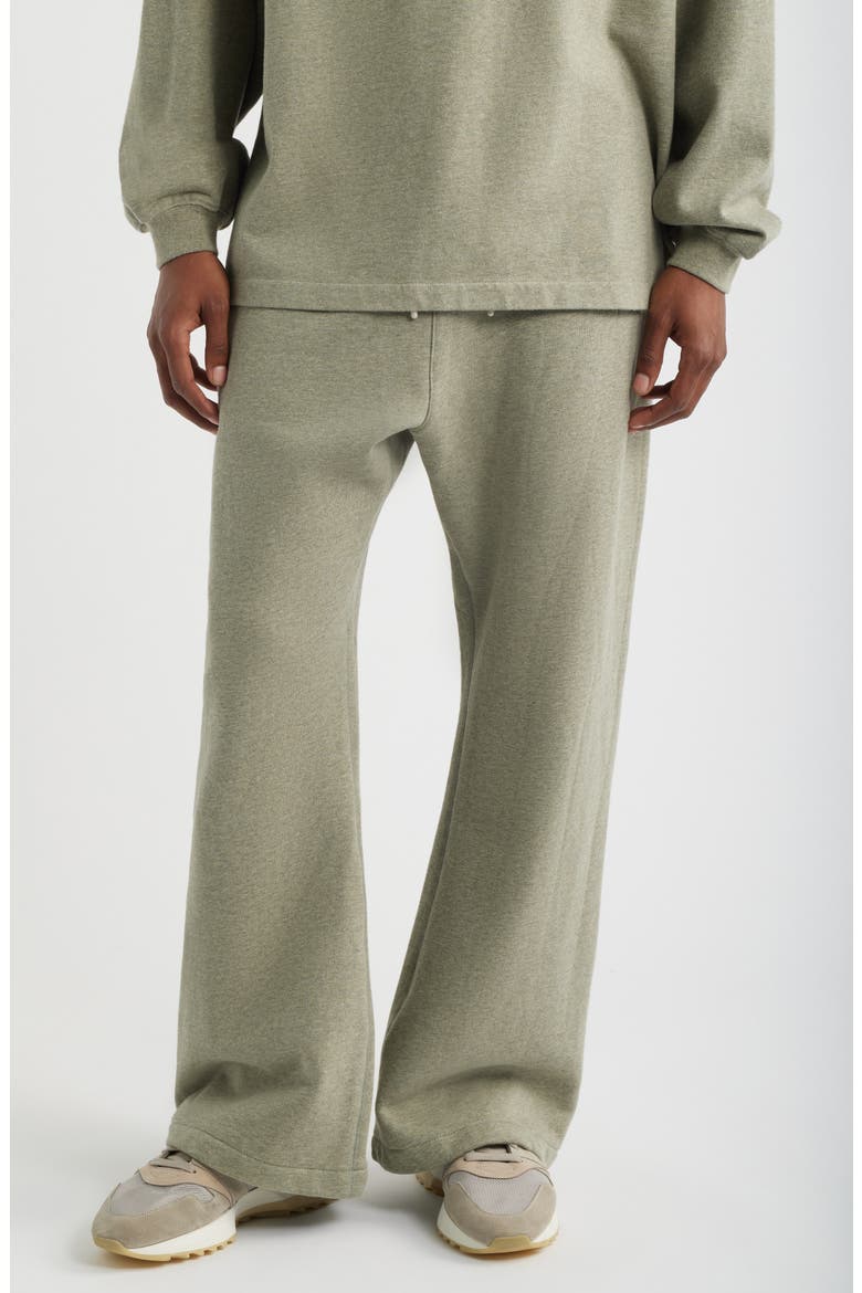 Signature Flare Sweatpants, Main, color, WASHED SEAL HEATHER