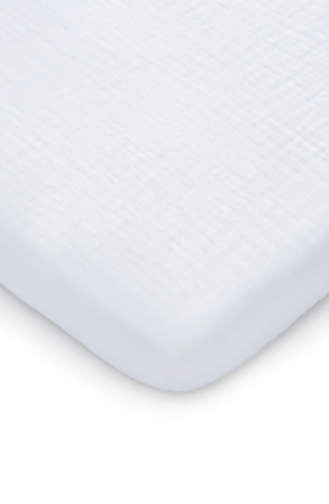 Muslin Fitted Bassinet Crib Sheet