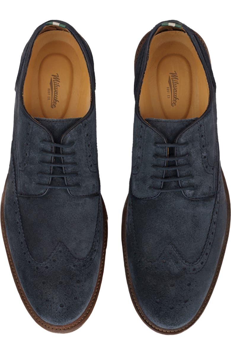 Milwaukee Boot Company Astor Wingtip Derby, Alternate, color,