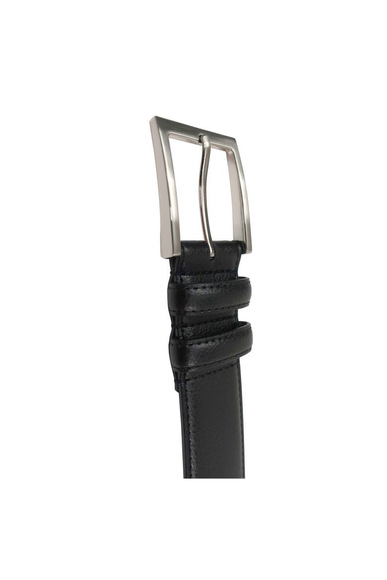 Textured Leather Belt, Alternate, color, Black