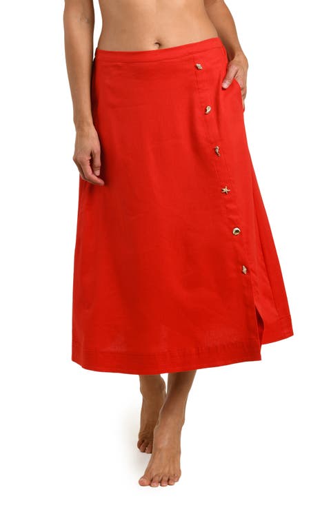 Harbor Breeze Midi Cover-Up Skirt