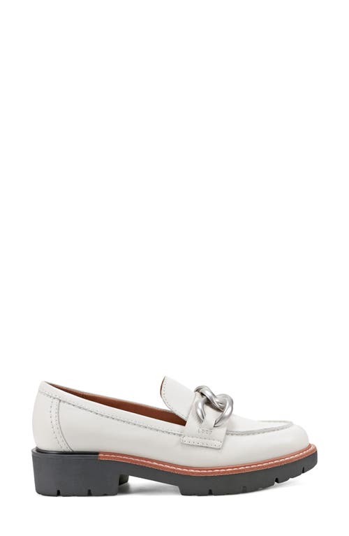 Earth Women's Zalor Slip-on Lug Loafers In White