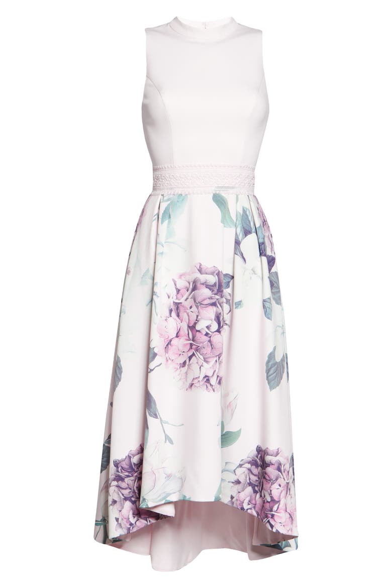 Zoeigh High/Low Dress, Alternate, color, LILAC