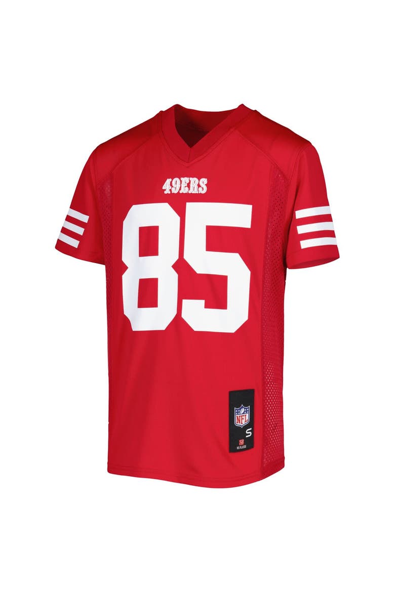 Youth George Kittle Scarlet San Francisco 49ers Team Replica Player Jersey, Alternate, color, Scarlet