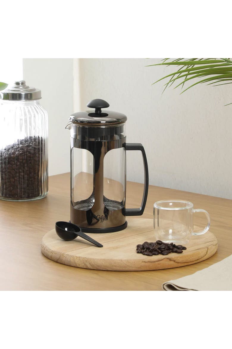 30 Oz Daily Brew French Press Coffee Maker in Gunmetal, Alternate, color, Grey