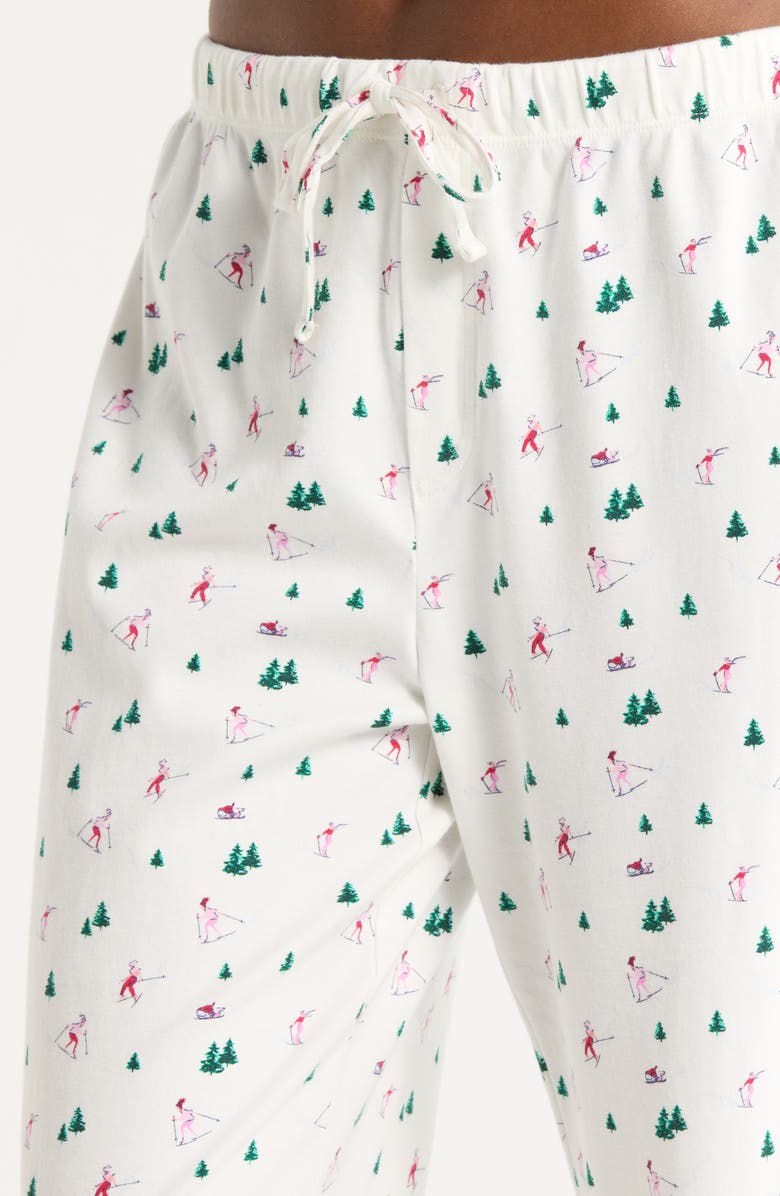 vineyard vines Pima Cotton Pajamas, Alternate, color, Snow Bunny