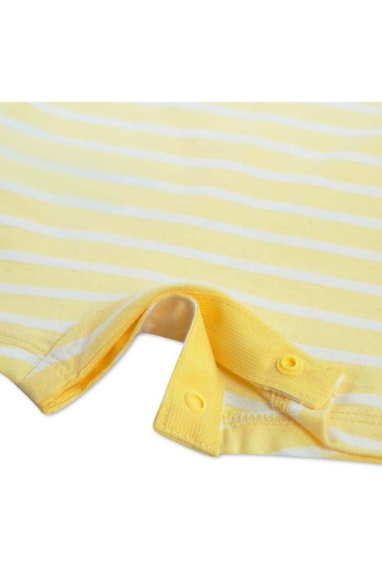 Nike Swoosh Romper, Alternate, color, Soft Yellow