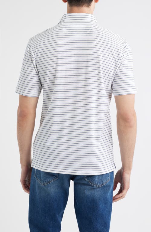 Johnnie-o Ryan Stripe Polo In Multi